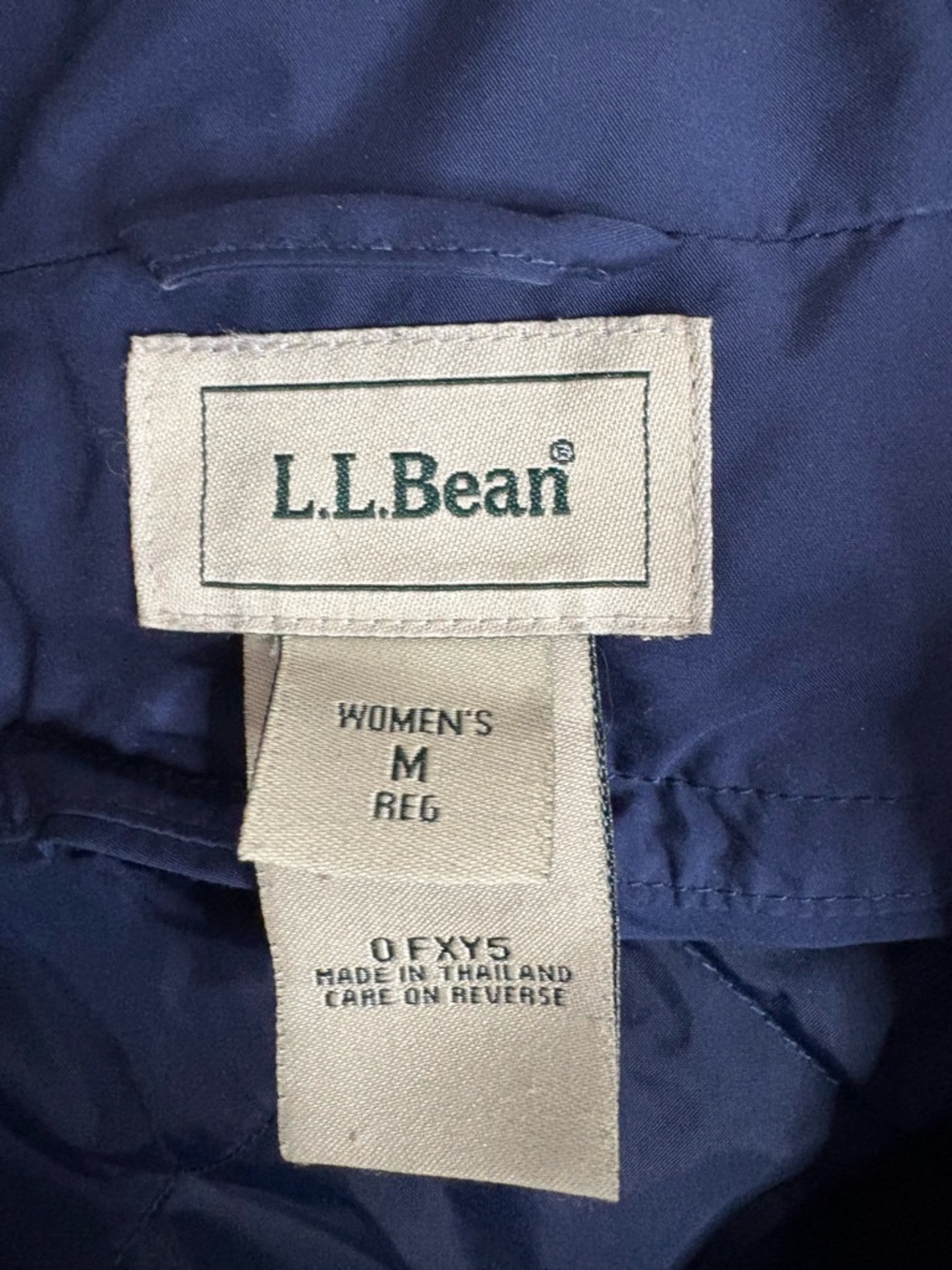 L.L. Bean Navy Hooded Utility Jacket - Picture 8 of 12